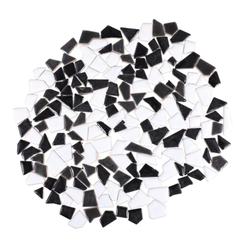 FIXOSHEE Unregelmäßige Mosaikfliesen DIY Kreative Keramiksteine Glatt Glänzend Vielseitig Verwendbar für Bastelprojekte Geschenkidee für Handwerkskunst von FIXOSHEE