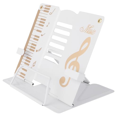 FIXOSHEE Verstellbarer Leseständer Multifunktional Buchhalter für Zuhause Büro Schule Robuster Desktop Buchständer für Bücher Musiknoten mit Kratzfester Weißer Oberfläche FIXOSHEE Verstellbarer Leseständer Multifunktional Buchhalter für Zuhause Büro Schule Robuster Desktop Buchständer für Bücher Musiknoten mit Kratzfester Weißer Oberfläche von FIXOSHEE
