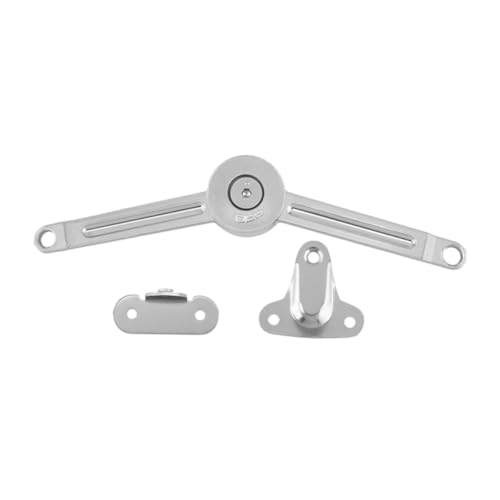 FIXOSHEE Verstellbares Metall Scharnier mit dämpfender Funktion für Küchen Gartenschränke Robustes Anbringen Geeignet für Klapp Drehtüren von FIXOSHEE