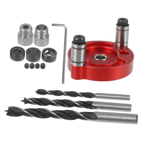 FIXOSHEE Vertikaler Pocket Hole Bohrführungs aus Aluminiumlegierung mit Präziser Positionierung für Holzbearbeitung Robustes Holzbohrer Zubehör für DIY und Handwerk von FIXOSHEE