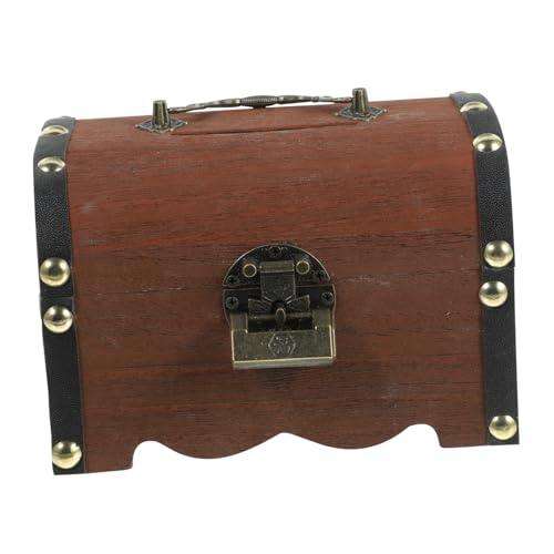 FIXOSHEE Vintage Holzbox Kleine Retro Schmucktruhe mit Schloss Kompakte Holzkiste als Trinket Storage Box und Münzbank Dekorative Aufbewahrungsbox für Schmuck und Erinnerungsstücke FIXOSHEE Vintage Holzbox Kleine Retro Schmucktruhe mit Schloss Kompakte Holzkiste als Trinket Storage Box und Münzbank Dekorative Aufbewahrungsbox für Schmuck und Erinnerungsstücke von FIXOSHEE