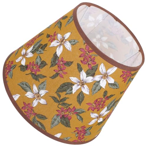 FIXOSHEE Vintage Kleiner Lampenschirm mit Blumenmuster Stoffschirm für Tischlampe und Wandlampe Dekorativer Lampenschirm für Schlafzimmer und Wohnzimmer Warmes Licht FIXOSHEE Vintage Kleiner Lampenschirm mit Blumenmuster Stoffschirm für Tischlampe und Wandlampe Dekorativer Lampenschirm für Schlafzimmer und Wohnzimmer Warmes Licht von FIXOSHEE