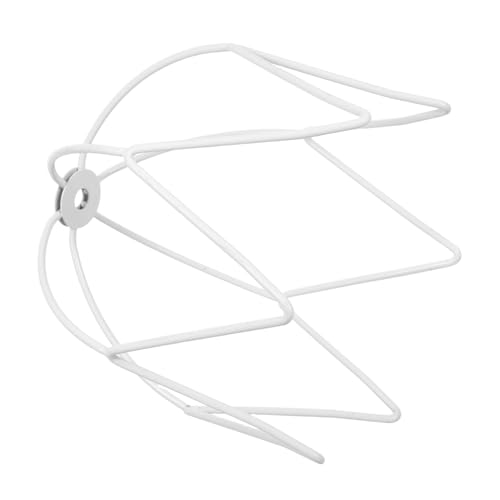 FIXOSHEE Vintage Metall Lampenschirm Drahtgitter Französischer Stil Handgefertigt Diy Kristall Lampenhalterung Teilig Ø Höhenausgleich für Hängelampe Wohnzimmer von FIXOSHEE