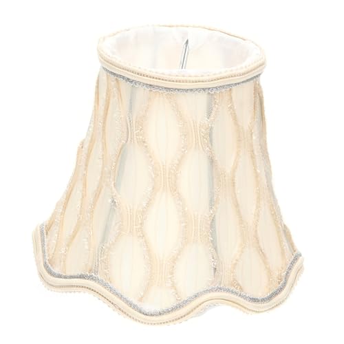 FIXOSHEE Vintage Stoff lampenschirm für Sockel Leichter Wandleuchten schirm mit Einfachem Design Langlebiger Dekorativer Lampenschirm aus Robustem Stoff für Wohnzimmer und Schlafzimmer von FIXOSHEE