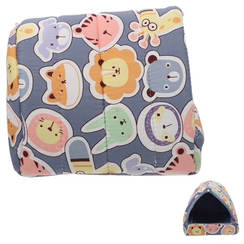 FIXOSHEE Warmer Weicher Hamster Nest aus Atmungsaktivem Material Gemütliches Kleintierversteck für Hamster Meerschweinchen Ratten Langlebiges Geruchloses Winterbett für Kleine Haustiere von FIXOSHEE
