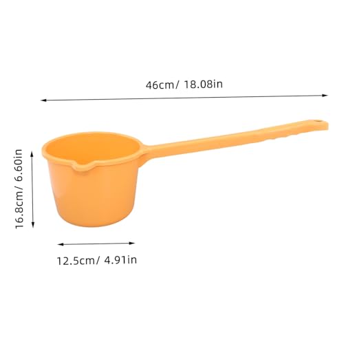 FIXOSHEE Wasserkelle mit Langem Griff aus Robustem Kunststoff Dicke Badekelle für Haushalt und Garten Ergonomisch Leicht Langlebig Vielseitig Einsetzbar für Bad und Küche von FIXOSHEE