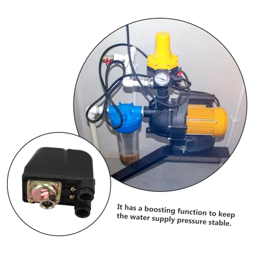 FIXOSHEE Wasserpumpen Druckschalter Kupfer Hochtemperaturbeständig Automatische Steuerung für Selbstansaugende Wasserpumpen und Hauswasserwerke FIXOSHEE Wasserpumpen Druckschalter Kupfer Hochtemperaturbeständig Automatische Steuerung für Selbstansaugende Wasserpumpen und Hauswasserwerke von FIXOSHEE