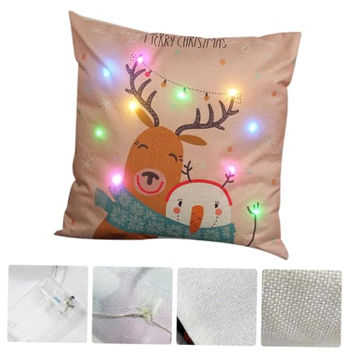 FIXOSHEE Weihnachtselch-wurfs-Kissen Weihnachtskissenbezüge Weihnachten Sofakissenbezüge Urlaub Kissenbezüge Weihnachtskissenbezug Dekoration Dekorativ Weihnachtsabdeckungen Dekorate Flachs FIXOSHEE Weihnachtselch-wurfs-Kissen Weihnachtskissenbezüge Weihnachten Sofakissenbezüge Urlaub Kissenbezüge Weihnachtskissenbezug Dekoration Dekorativ Weihnachtsabdeckungen Dekorate Flachs von FIXOSHEE