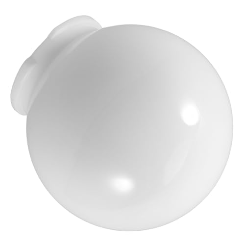 FIXOSHEE Weißer Acryl Kugel Lampenschirm Staubdicht Einfach zu Montieren Ersatz Lampenschirm für Außenbeleuchtung Garten Terrasse von FIXOSHEE