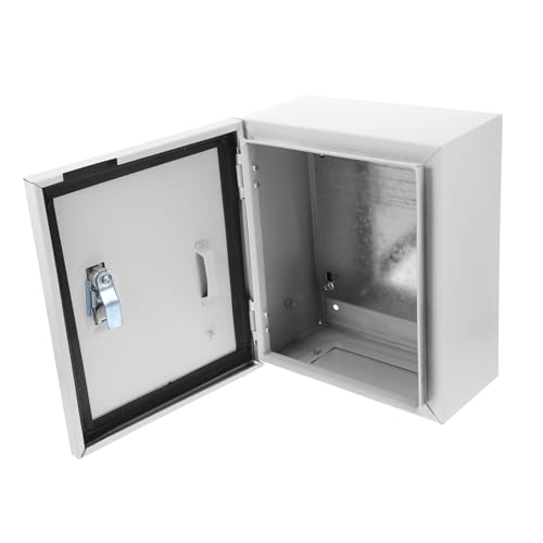 FIXOSHEE Wetterfeste Aufputz Elektrobox aus Dickes Schutzgehäuse mit Langschloss Splashproof Verteilerdose für Außenbereich Robuste Kabelanschlussbox für Hausstromverteilung Einfache FIXOSHEE Wetterfeste Aufputz Elektrobox aus Dickes Schutzgehäuse mit Langschloss Splashproof Verteilerdose für Außenbereich Robuste Kabelanschlussbox für Hausstromverteilung Einfache von FIXOSHEE