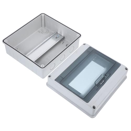 FIXOSHEE Wetterfeste Wege Verteilerbox mit Transparentem Fenster Robuste Elektrische Verteilerkasten Schutzbox mit Sicherungsautomat Outdoor Anschlussdose für Ladestationen und FIXOSHEE Wetterfeste Wege Verteilerbox mit Transparentem Fenster Robuste Elektrische Verteilerkasten Schutzbox mit Sicherungsautomat Outdoor Anschlussdose für Ladestationen und von FIXOSHEE