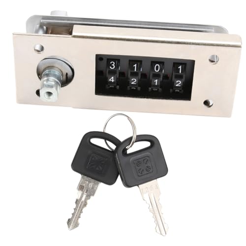 FIXOSHEE Zahlenschloss mit Stelligem Drehcode aus Zinklegierung Metall Camlock für Einfache Montage Schlüssel Backup Geeignet für Holzmöbel Silberfarben Robust und Sicher FIXOSHEE Zahlenschloss mit Stelligem Drehcode aus Zinklegierung Metall Camlock für Einfache Montage Schlüssel Backup Geeignet für Holzmöbel Silberfarben Robust und Sicher von FIXOSHEE