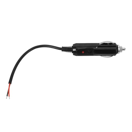 FIXOSHEE Zigarettenanzünder Verlängerungskabel Stecker Robustes Adapterkabel für Auto Wohnmobil Luftkompressor Einfache DIY Installation Kompatibel mit Meisten Zigarettenanzünderbuchsen von FIXOSHEE