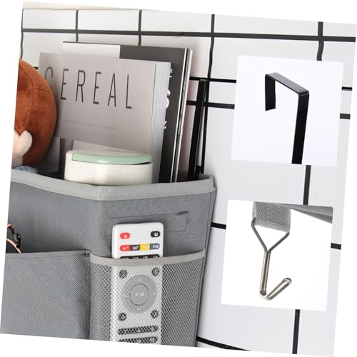 FIXOSHEE wasserdichte Oxford Hängetasche Multifunktionaler Organizer für Bett Sofa Büro Robustes Verschleißfestes Aufbewahrungssystem mit Haken für Schlafzimmer und Wohnzimmer von FIXOSHEE