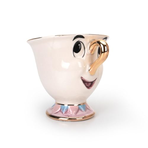 FIYSON Die Schöne und Das Biest Teekanne Tassen Set Mrs. Potts Teekanne & Teegläser Set, Keramik Teeservice Figur, Niedliche Kaffeebecher, Einweihungsgeschenke für Männer,Frauen,Kinder (Tassen) von FIYSON