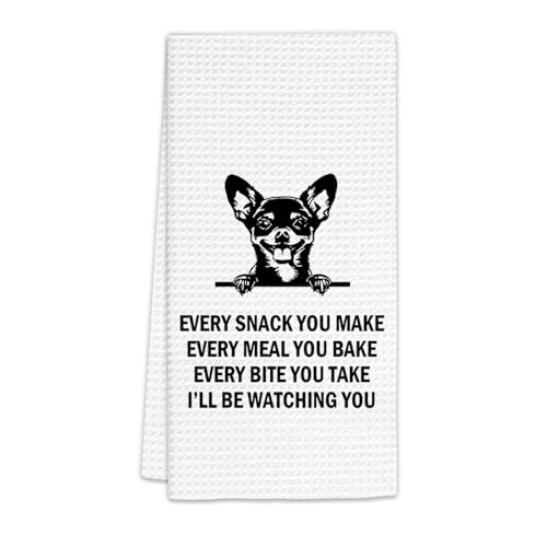 FIicy Küchentücher, Chihuahua-Hundeliebhaber, Geschenke, dekorative Handtücher für Küche, jede Mahlzeit, die Sie machen, Chihuahua-Hunde-Küchendekoration (40,6 x 61 cm) von FIicy