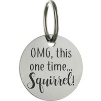 Eichhörnchen Personalisierte Haustiermarke - Doppelseitig Lasergravur von FJ4LifeCreations