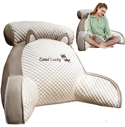 FJAUOQ Bettkissen zum Sitzen Rückenlehnenkissen mit Armlehnen Besonders Bequeme Rückenstütze ergonomisches Kissen Lesen Spielen Fernsehen,003,75x50cm FJAUOQ Bettkissen zum Sitzen Rückenlehnenkissen mit Armlehnen Besonders Bequeme Rückenstütze ergonomisches Kissen Lesen Spielen Fernsehen,003,75x50cm von FJAUOQ