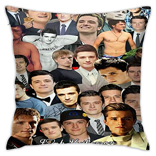 FJAUOQ Josh Hutcherson Kissenbezüge, doppelseitig, bedruckt, Plüsch-Kissenbezüge für Couch, Sofa, Bett, Bettwäsche, Dekoration, 45,7 x 45,7 cm FJAUOQ Josh Hutcherson Kissenbezüge, doppelseitig, bedruckt, Plüsch-Kissenbezüge für Couch, Sofa, Bett, Bettwäsche, Dekoration, 45,7 x 45,7 cm von FJAUOQ