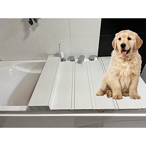badewannenablage badewannenabdeckung Faltbare PVC-mit einem Gewicht von 40 kg, wasserdichtem Badewannendeckel, 1,2 cm Dicker Badezimmer-Lagerregal-Isolierabdeckung, Staubplatte, anpassbar (C badewannenablage badewannenabdeckung Faltbare PVC-mit einem Gewicht von 40 kg, wasserdichtem Badewannendeckel, 1,2 cm Dicker Badezimmer-Lagerregal-Isolierabdeckung, Staubplatte, anpassbar (C von FJGQXL