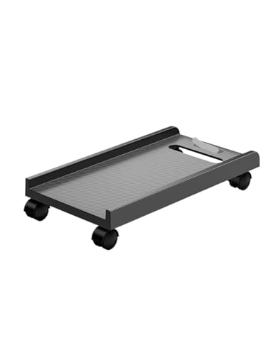 Computer Tower Ständer Verstellbarer CPU-Ständer for mobile Computer, PC-Gehäuse mit 4 Lenkrollen, Schreibtischzubehörhalter(Type1) von FJIXUO