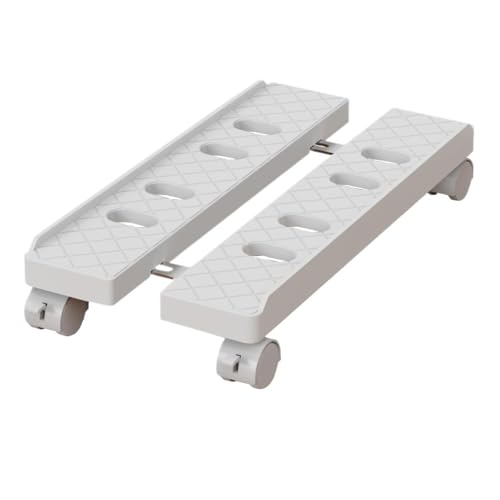 Computer Tower Ständer Verstellbarer Computer-Tower-Ständer, passend for mobile PC-CPU-Ständer, belüfteter PC-Tower-Ständer unter dem Schreibtisch, CPU-Halterung for Schreibtischzubehör(White) von FJIXUO