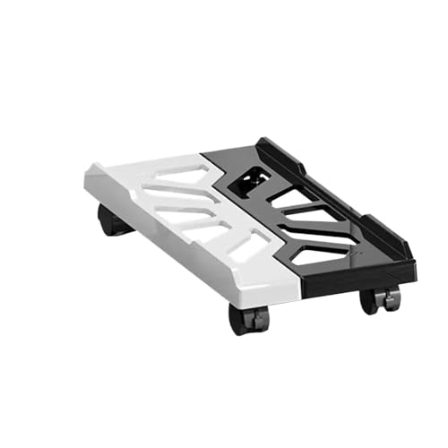 Computer Tower Ständer Verstellbarer mobiler CPU-Ständer, belüfteter Computer-Tower-Ständer, PC-Tower-Ständer mit 4 Lenkrollen, passend for die meisten PCs, Unter-Schreibtisch-Halterung(Black and whit Computer Tower Ständer Verstellbarer mobiler CPU-Ständer, belüfteter Computer-Tower-Ständer, PC-Tower-Ständer mit 4 Lenkrollen, passend for die meisten PCs, Unter-Schreibtisch-Halterung(Black and whit von FJIXUO