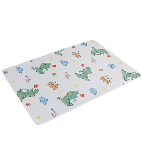 FJIXUO Bettunterlage Wasserdicht 3 stücke 50x70 cm Wasserdicht Waschbar Matratze Urin Matte Niedlichen Cartoon Bett Protector Windel Bettwäsche Urin Pads Tuch(White) von FJIXUO