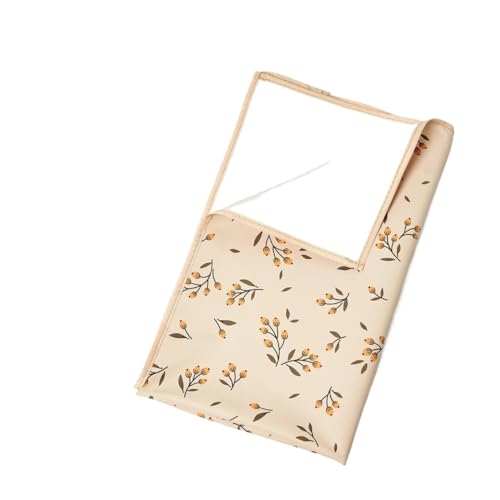 FJIXUO Bettunterlage Wasserdicht Pee Pads Windel Matratze Urin Kissen Picknick Reise Matten Weiche PU Wasserdicht Waschbar Wiederverwendbare(Olive Beige,50-70) von FJIXUO