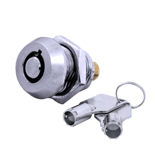 Fjms9|#Fjm Security MEI-2615B-KD Schlüssel verschiedene FJM Security Miniatur-Schlösser mit Chrom-Finish, verschiedene Schlüssel, klein Unterschiedliche Verschlüsselung Small chrome von FJM Security