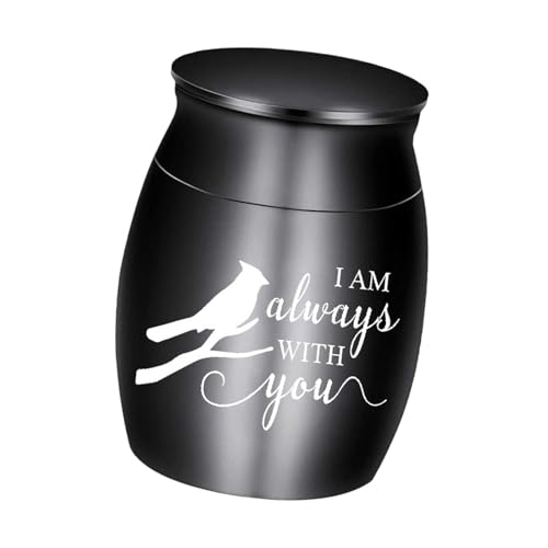 FJMQHU Tierurne Gedenkurne Behälter Erinnerungsbox Aschekapsel Leichtes Und Tragbares Gefäß Aus Metall mit Sicherem Verschluss Zur Ehrenvollen Aufbewahrung D, Schwarz FJMQHU Tierurne Gedenkurne Behälter Erinnerungsbox Aschekapsel Leichtes Und Tragbares Gefäß Aus Metall mit Sicherem Verschluss Zur Ehrenvollen Aufbewahrung D, Schwarz von FJMQHU