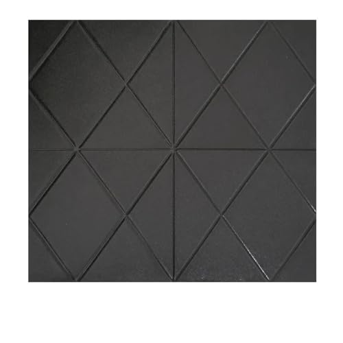 3d Wandpaneele 3D-Wandaufkleber, wasserdicht, Holzbrett, Holzmaserung, Wandaufkleber, Crash Wall, dekoratives Brett, 70 x cm, Tapete(Black) von FJOADNVM