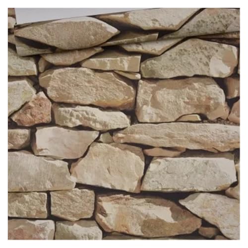 3d Wandpaneele Wasserdichte Vintage 3D Stein Effekt Tapetenrolle Moderne Rustikale Realistische Textur Vinyl PVC Wand Papier Wohnkultur(57801) von FJOADNVM