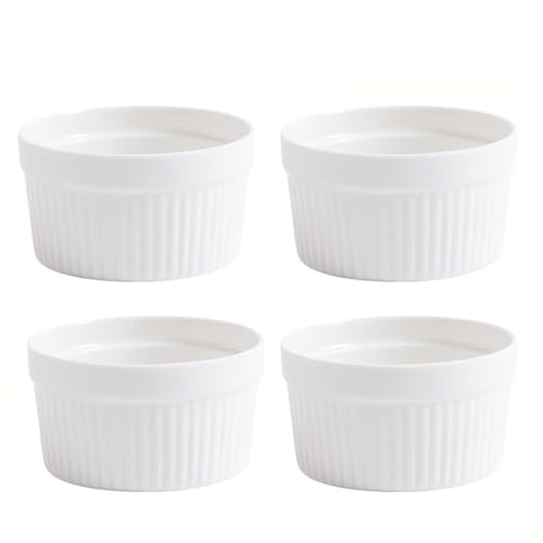 Auflaufförmchen-Set Gestreifte Keramikschüsseln, antihaftbeschichtet und hitzebeständig, perfekt for Servieren von Desserts und Snacks Auflaufförmchen-Set Gestreifte Keramikschüsseln, antihaftbeschichtet und hitzebeständig, perfekt for Servieren von Desserts und Snacks von FJOADNVM