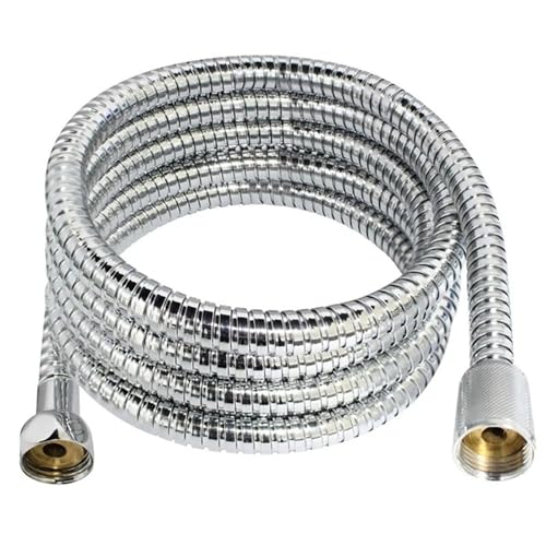 Duschschlauch Brauseschlauch 2,0 M Edelstahl Flexibler langer Badezimmer-Duschwasserschlauch Verlängerung Sanitärrohr Ziehrohr Badezimmerzubehör Duschschlauch Brauseschlauch 2,0 M Edelstahl Flexibler langer Badezimmer-Duschwasserschlauch Verlängerung Sanitärrohr Ziehrohr Badezimmerzubehör von FJOADNVM