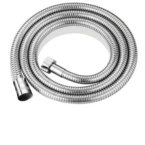 Duschschlauch Brauseschlauch Edelstahl Flexibles Rohr Duschkopf Rohr Sanitär for Badezimmer-Accessoires(1.5M) von FJOADNVM