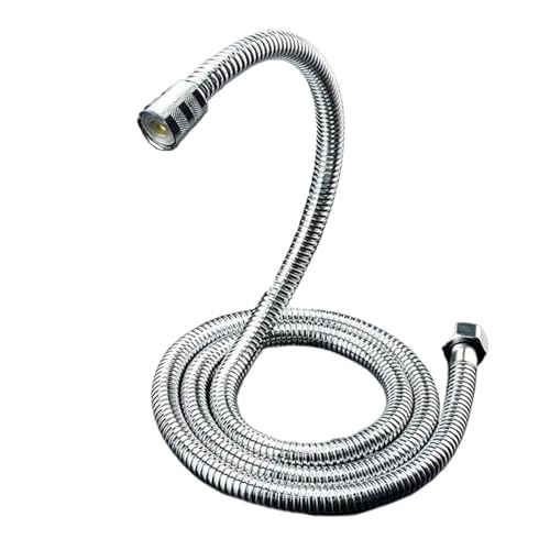 Duschschlauch Duschrohr, 1,5 m, 2,0 m, weicher Edelstahlschlauch, Duschschlauch, übliches flexibles Badezimmer-Wasserrohr, Showkopfschlauch(200cm) von FJOADNVM