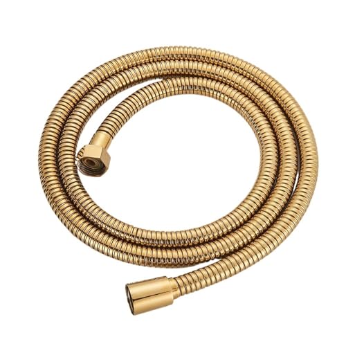 Duschschlauch Duschschlauch 1,5 MB Badezimmer-Ersatzhandbrause-Ersatz Flexibler Schlauch/Rohr Schwarzbronze-Wasserhahn-Schlauch(Golden) von FJOADNVM