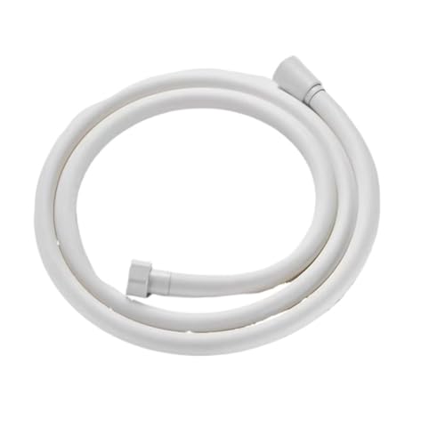 Duschschlauch Duschschlauch Schwarz/Silber/Glod Badezimmer Handbrause Wasserrohrarmaturen Ersatz-Duschkopfschlauch(White,3.0M) von FJOADNVM
