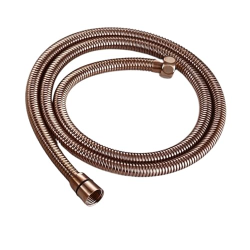 Duschschlauch Ersatzbrauseschlauch mit 150,0 cm Edelstahlschlauch oder -rohr, verdicktes Anti-Twist-Badzubehör(Stainless Tube-BRG) von FJOADNVM