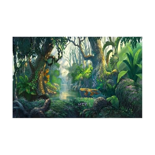 FJOADNVM Aquarium Rückwandfolie 3D Aquarium Hintergrund Poster Klebstoff Aufkleber Fisch Tank Unterwasser Wald(Color2,30x40cm) von FJOADNVM