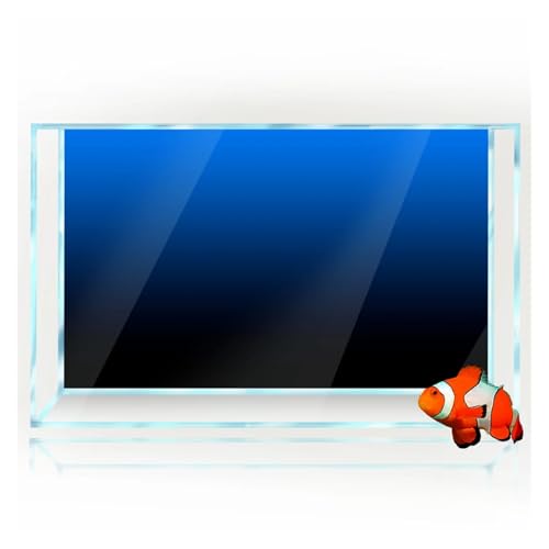 FJOADNVM Aquarium Rückwandfolie Fisch Tank Hintergrund Aufkleber Gradienten Einfache Druck Tapete Aquarium Dekorationen PVC(Blue,30x60cm) von FJOADNVM