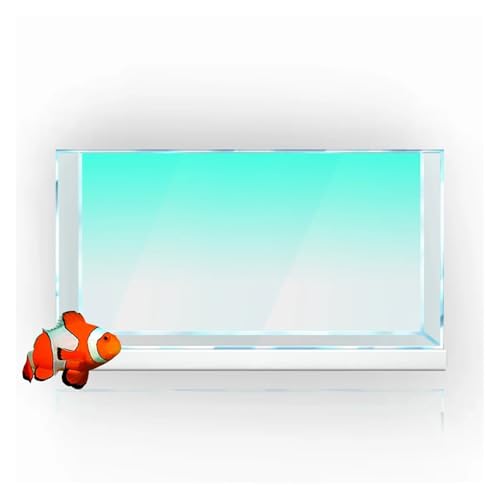 FJOADNVM Aquarium Rückwandfolie Fisch Tank Hintergrund Gradienten Einfache Druck Tapete Aquarium Dekorationen(Green 1,60x240cm) von FJOADNVM