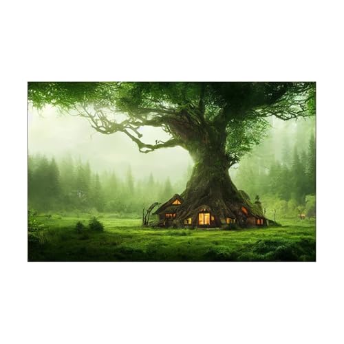 FJOADNVM Aquarium Rückwandfolie Waldlandschaft Aquarium Aufkleber Hintergrund Poster Rock Stone Selbstklebende Fisch Tank Tapete(30x61cm) von FJOADNVM