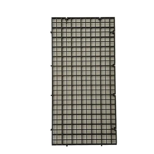 FJOADNVM Aquarium Trennwand Aquarium-Gitterteiler, Aquarium-Teiler, multifunktionaler Aquarium-Bodenfilter, Sand-Isolierplatte, Filtergitter, Plattenfach(Black) von FJOADNVM