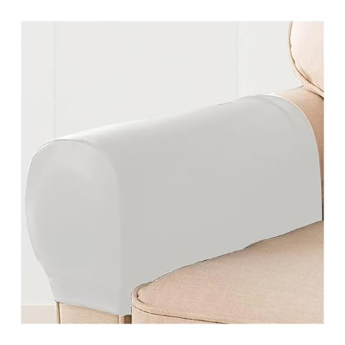 FJOADNVM Armlehnenbezüge Sofa 1 Pair Sofa Armrest Cover for Living Room Removable PU Leather Arm Stretch Chair Protector Armchair Covers Armrest Couch(Color-01) von FJOADNVM