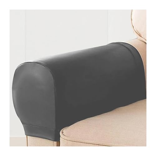 FJOADNVM Armlehnenbezüge Sofa 1 Pair Sofa Armrest Cover for Living Room Removable PU Leather Arm Stretch Chair Protector Armchair Covers Armrest Couch(Color-03) von FJOADNVM