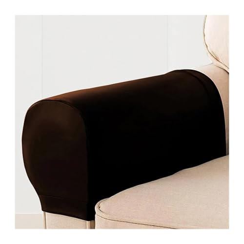 FJOADNVM Armlehnenbezüge Sofa 1 Pair Sofa Armrest Cover for Living Room Removable PU Leather Arm Stretch Chair Protector Armchair Covers Armrest Couch(Color-05) von FJOADNVM