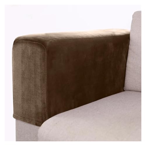 FJOADNVM Armlehnenbezüge Sofa Plush Velvet Sofa Armrest Cover for Living Room Stretch Solid Arm Protector Armchair Couch Removable 2 Pieces Four Seasons.(Color-04) von FJOADNVM