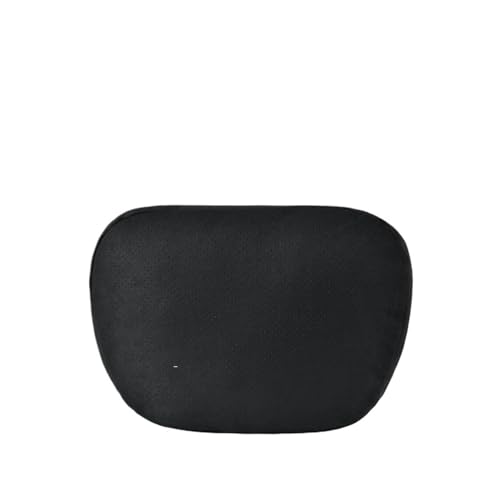 FJOADNVM Kopfstütze Auto Auto Kopfstütze Nackenkissen Unterstützung Sitz Weiche Universal Einstellbare Auto Hals Taille Kissen Auto Kopfstütze Kissen(1Piece Black) von FJOADNVM